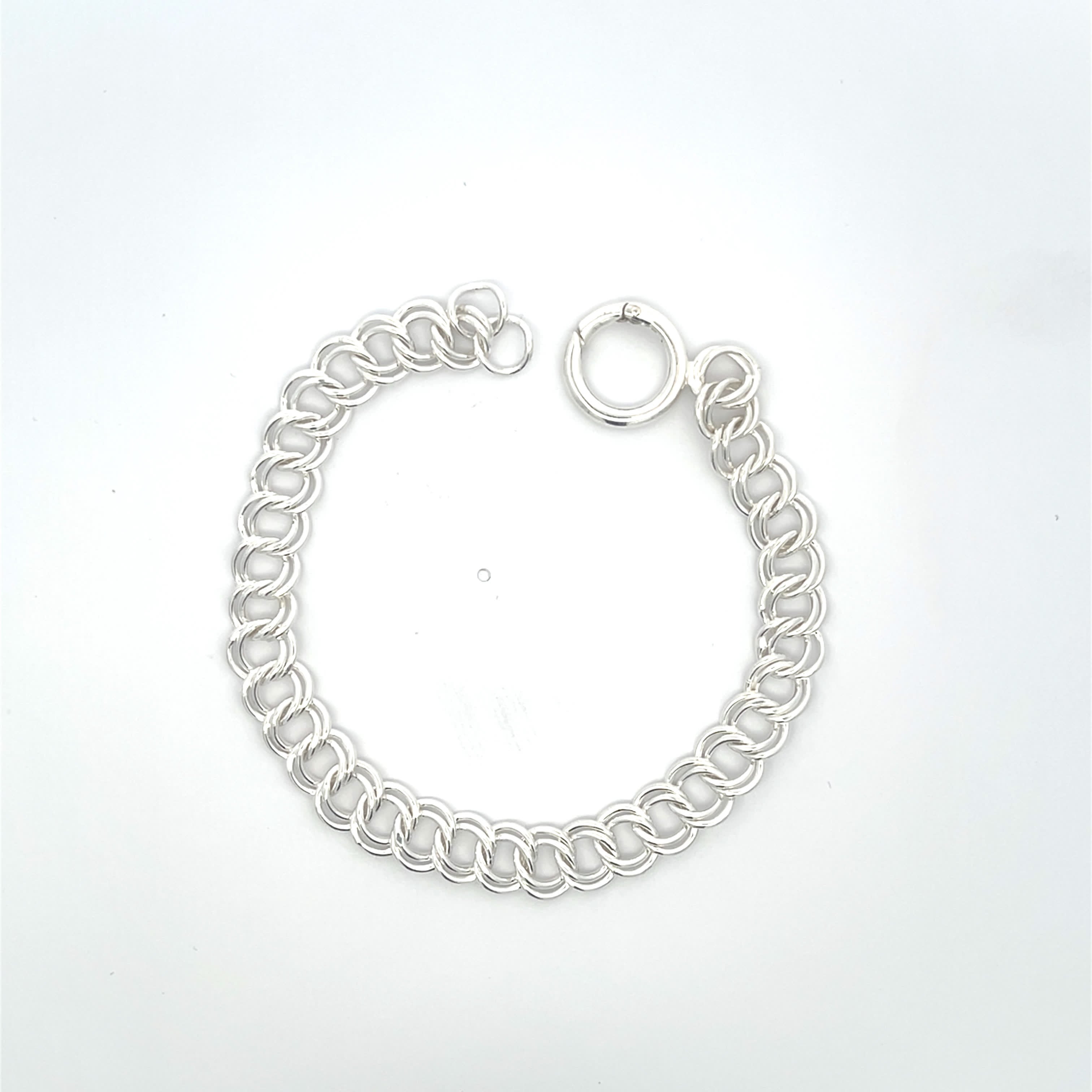 Italian rolo curb chain bracelet